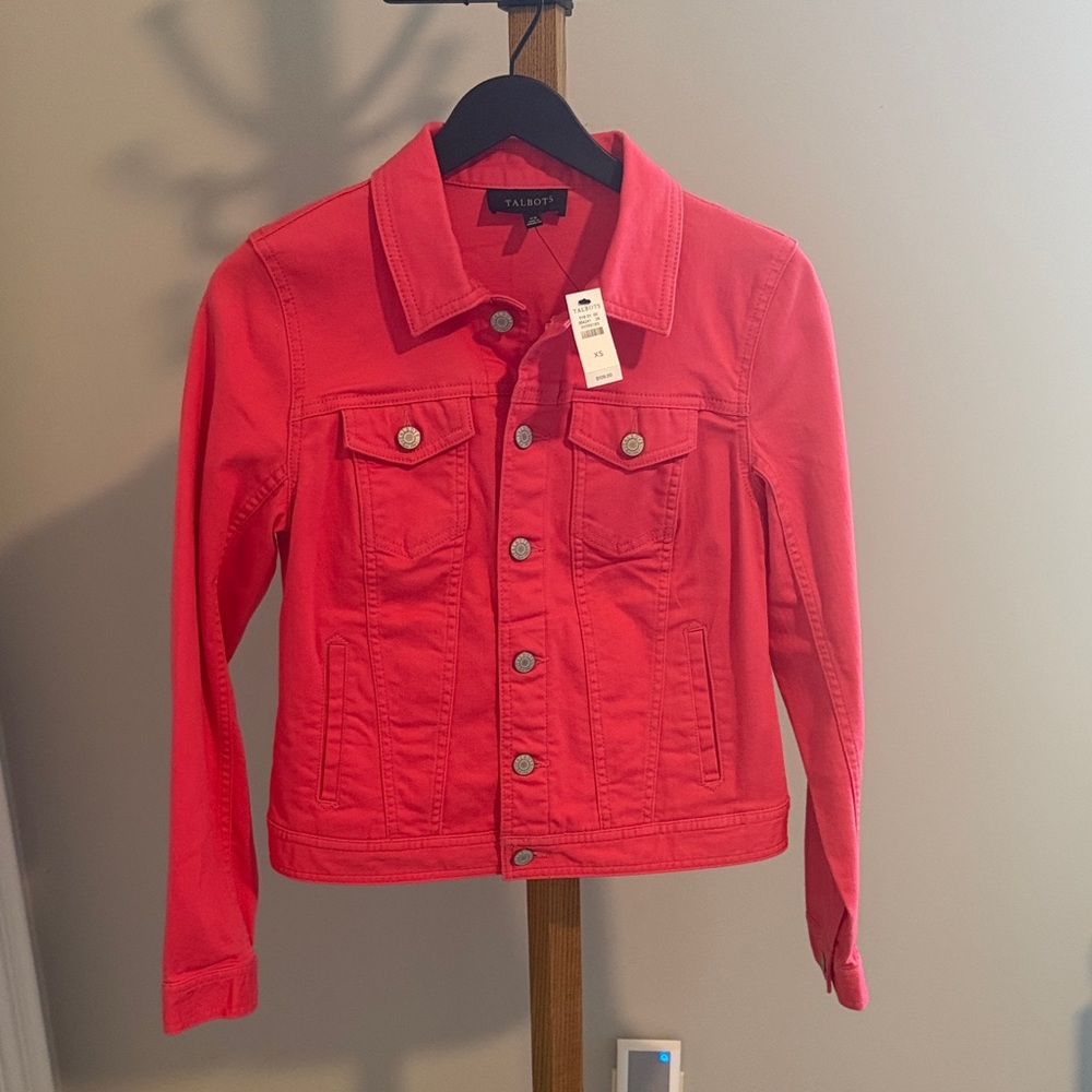 NEW! Talbots Denim Jacket -